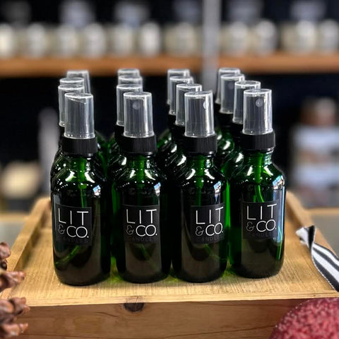 [Christmas] Tree Spray - 2oz Green Glass