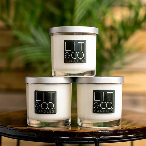 Standard 9oz Clear w/Silver Lid - Seasonal + Year Round Fragrances - BUY 3 GET 1 FREE
