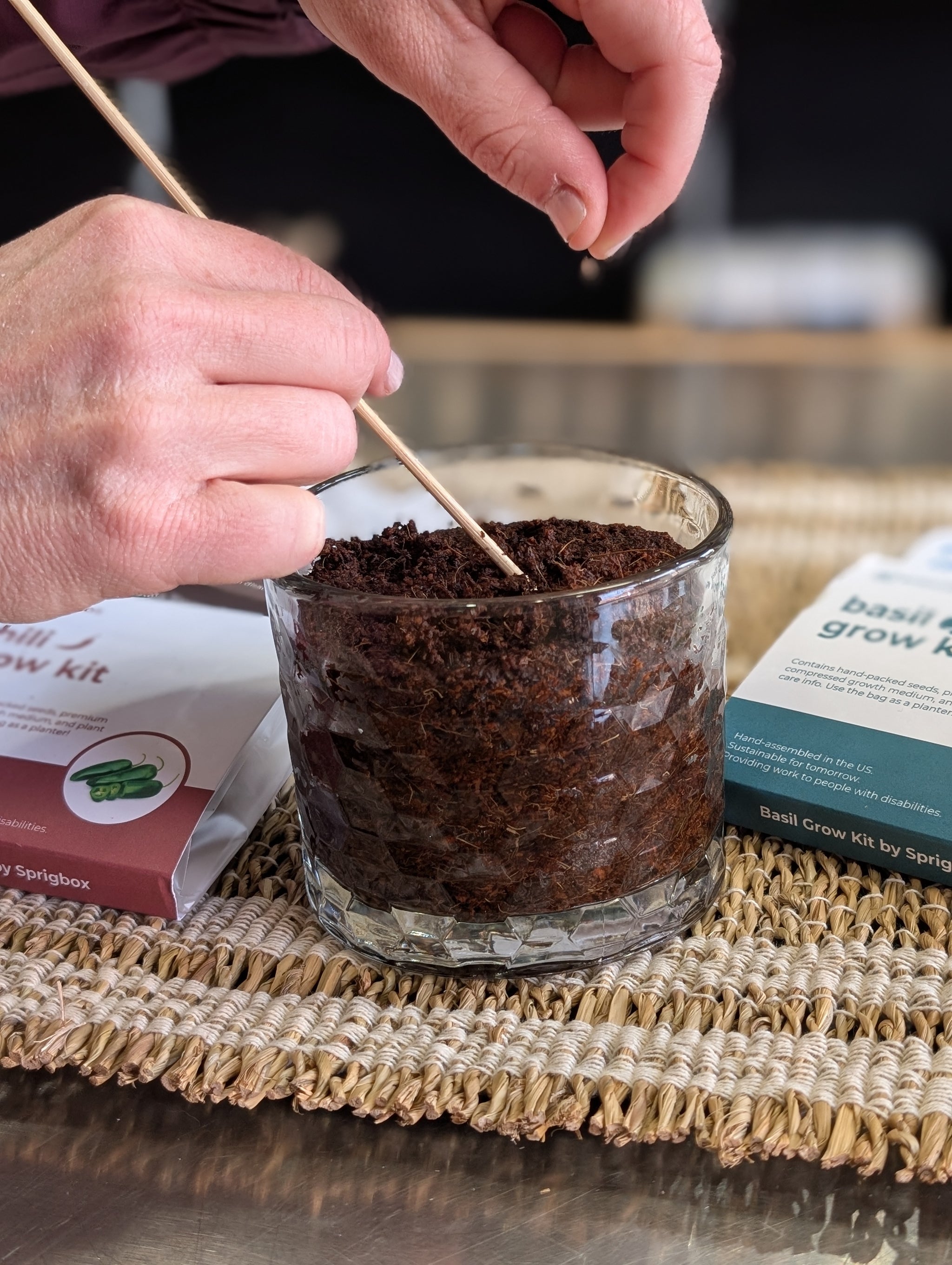 candles with seeds to plant Seed Grow Kit