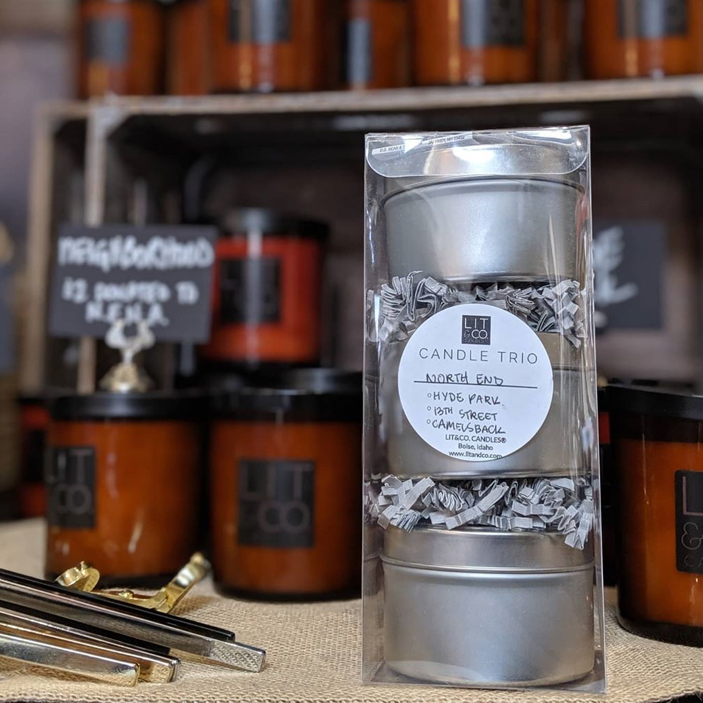 Trio of 6oz Travel Tins – Lit&Co. Candles