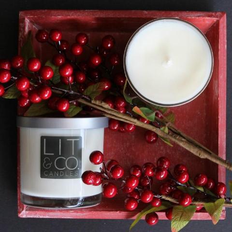 Cranberry + Clove All Natural Soy Candle